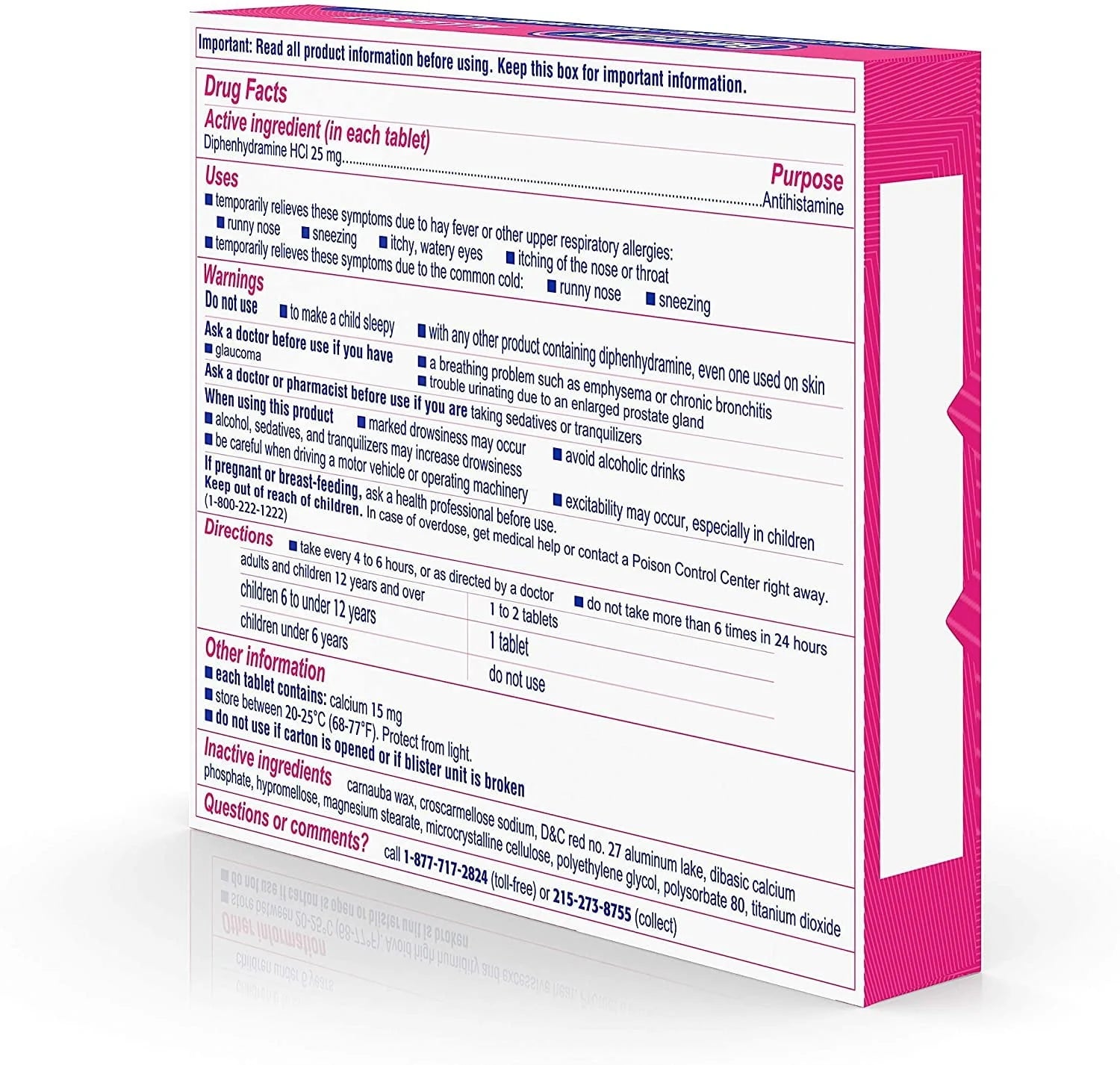 24 Ct Antihistamine Tablets V691