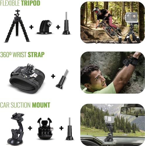 Compact Waterproof Action Camera with 4K Ultra HD Video K68431