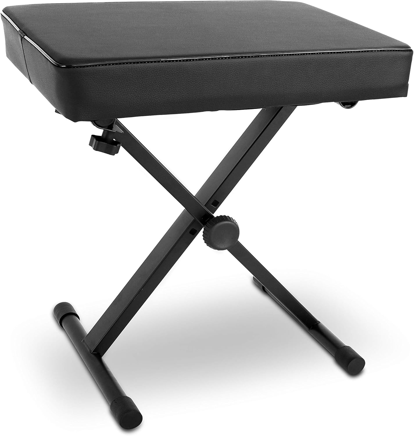 Adjustable Padded Bench Keyboard Piano Seat with Extra Thick Foam Cushion C143