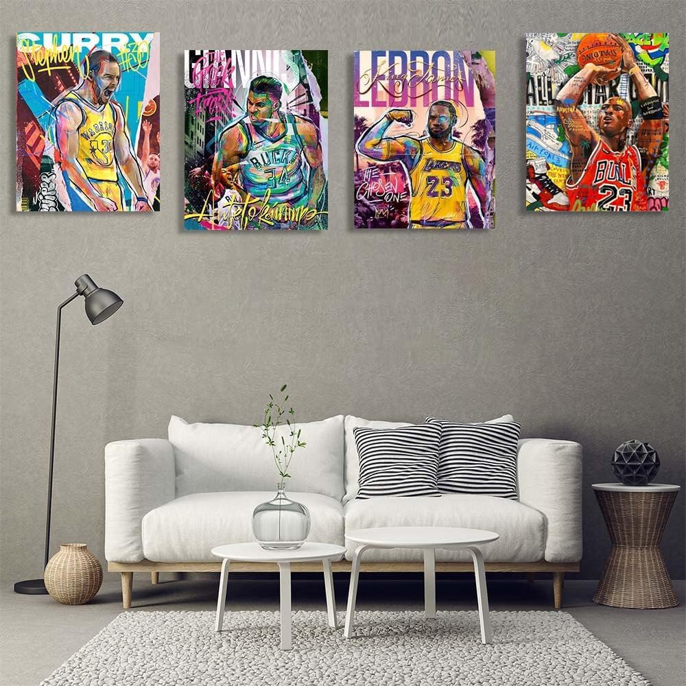Set of 9 Unframed 8"x10" Basketball Sports Poster D9358