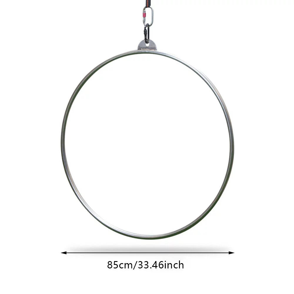33.5" Yoga Ring Aerial Lyra Hoop Gymnastic Equipment T561