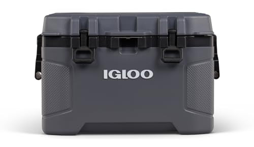 52Qt Wheeled Cooler Insulated Hard Shell Ice Chest T452401