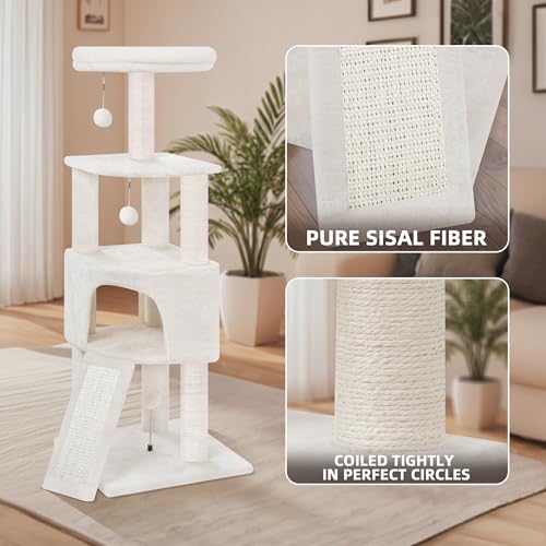 Grey Cat Tree with Scratching Post K173706