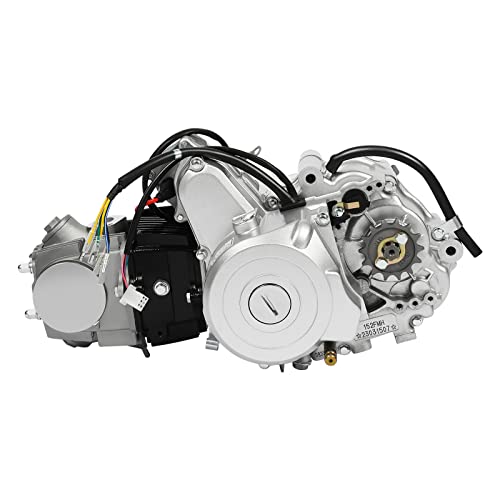 140cc 4 Stroke Engine Motor, Complete Engine Kit Single Cylinder Horizontal 4-speed Transmission Manual Clutch CDI O272