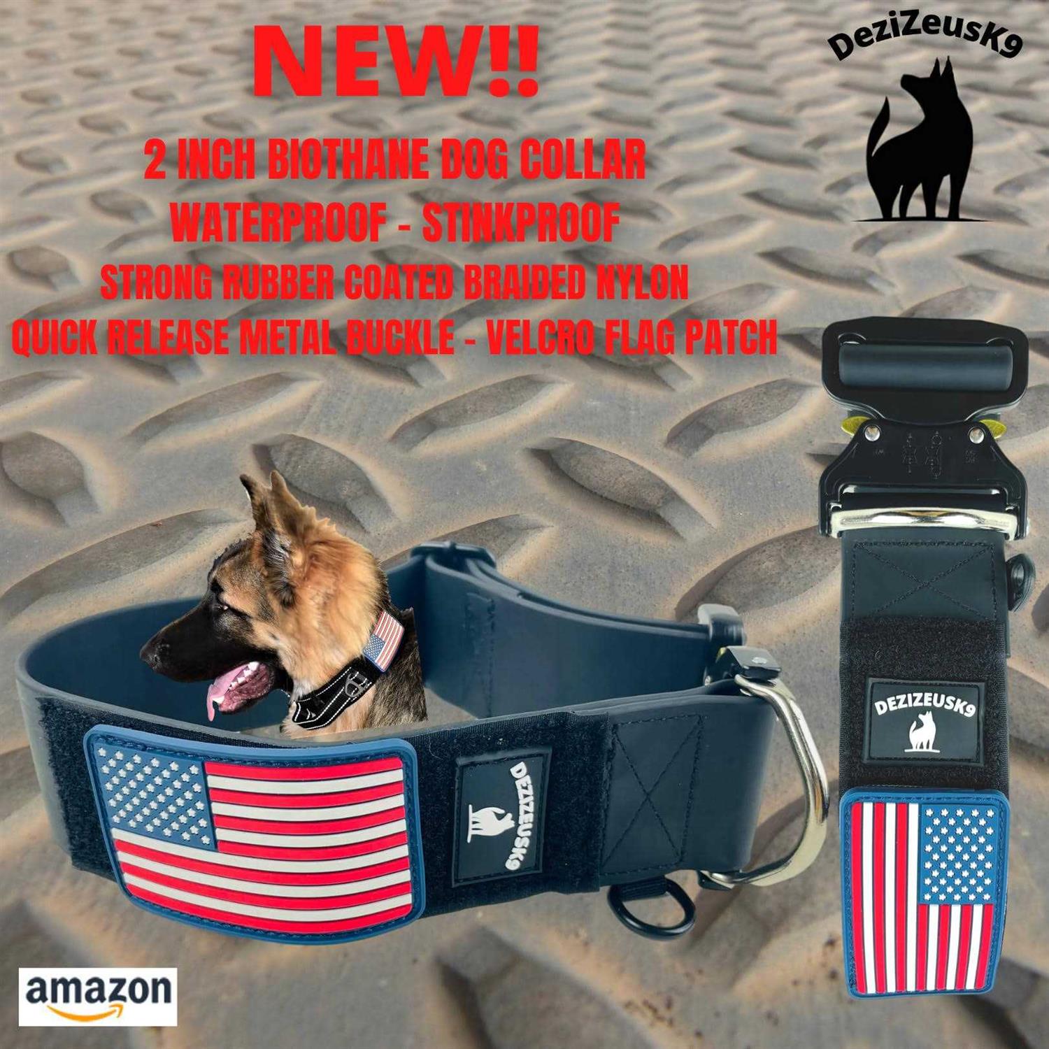 Biothane Heavy Duty Dog Leash with Quick Release Locking Carabiner Clasp G184188