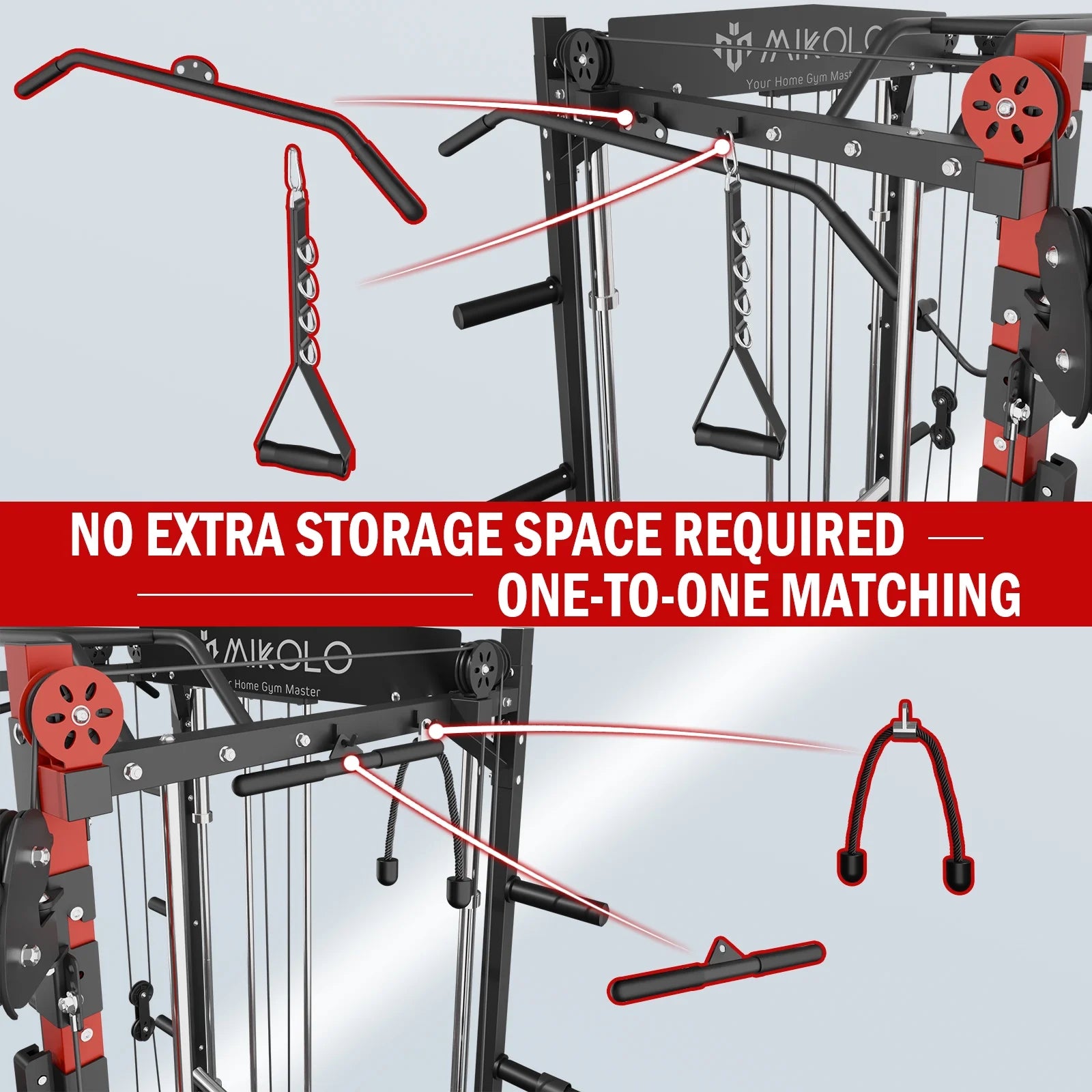 2000lbs Squat Rack with Weight Bench Combo V90134