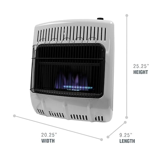 20,000 BTU Blue Flame Vent Free Propane Heater R833759