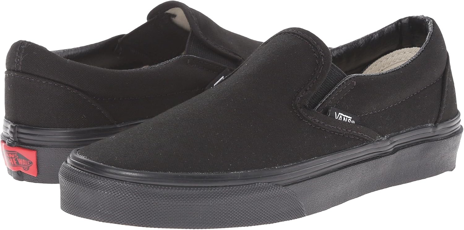 Black Slip-On Shoes Size 13 Women/11.5 Men I40345