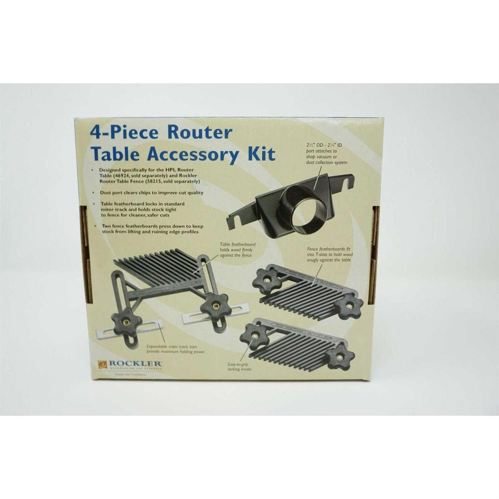 Router Table Accessory Kit Includes Fence Featherboards & Dust Port Q455307