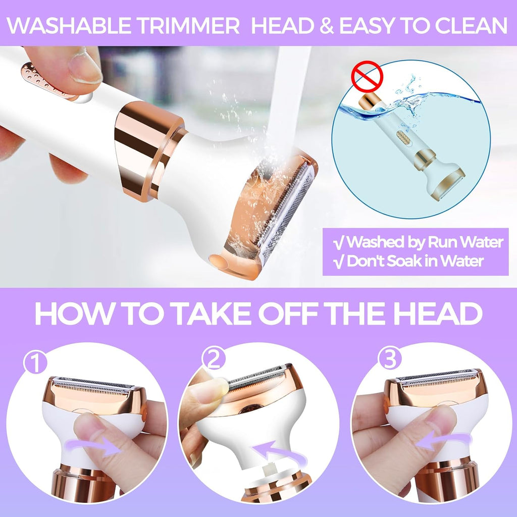 4 in 1 Rechargeable Electric Razor for Women X139