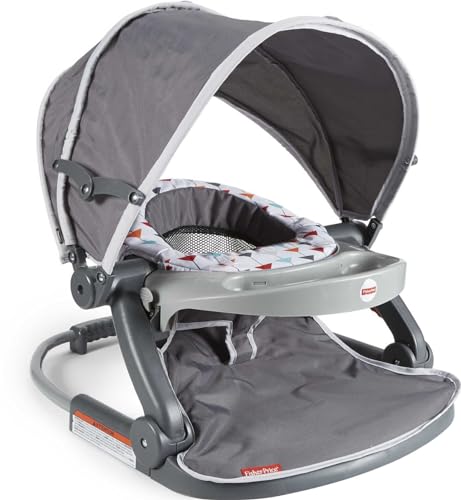Travel Baby Chair Floor Seat with Snack Tray and Canopy L50916