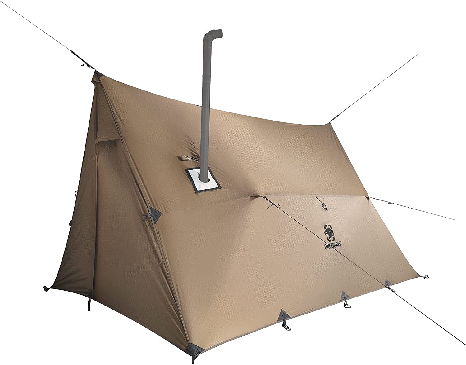 Hammock Hot Tent with Stove Jack, Waterproof Camping Tarp, PU3000mm 4 Season Tent V8052