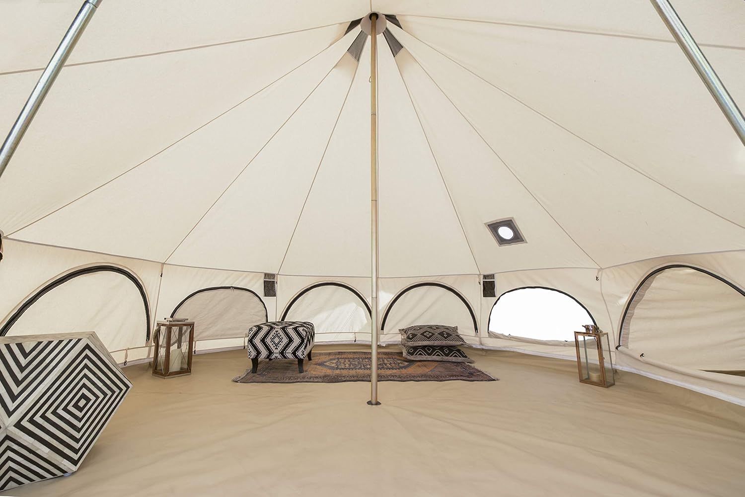 Canvas Bell Tent with Stove Jack O976248
