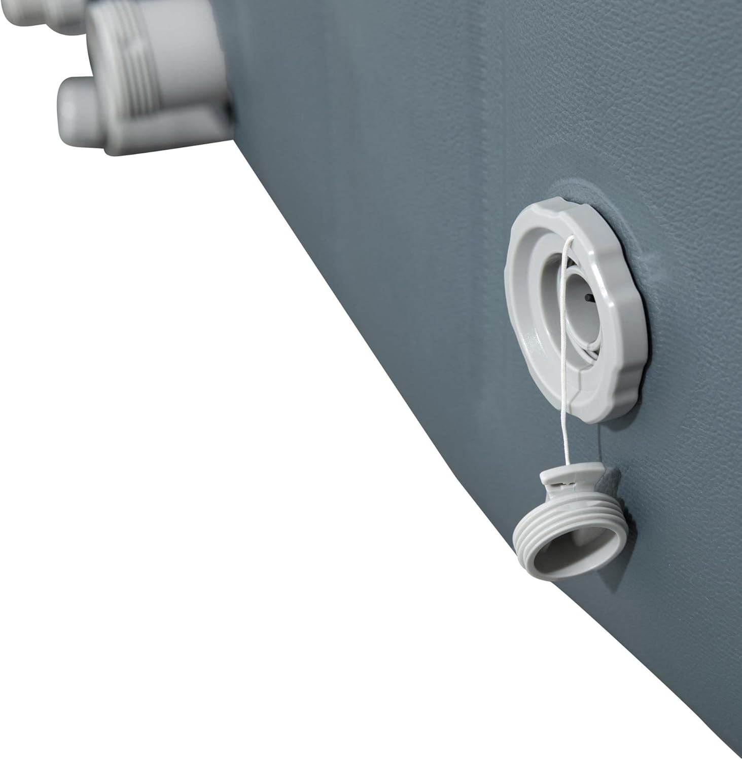 Gray Inflatable Square Hot Tub F330542