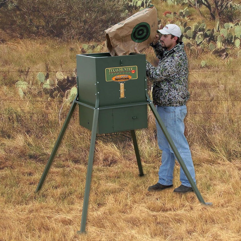 300 lb. Corn Capacity Wildlife Feeder E2699