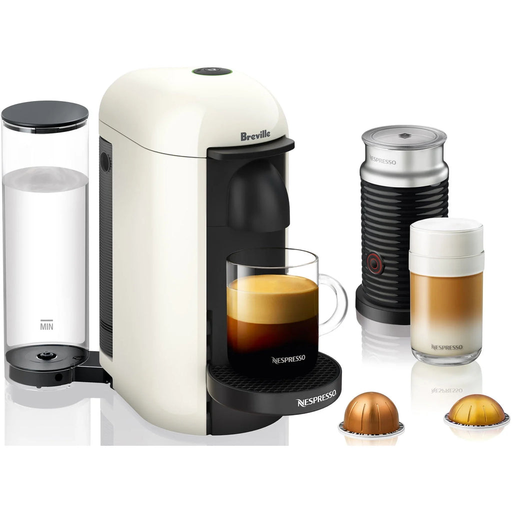 White Coffee and Espresso Maker with Milk Frother S2403