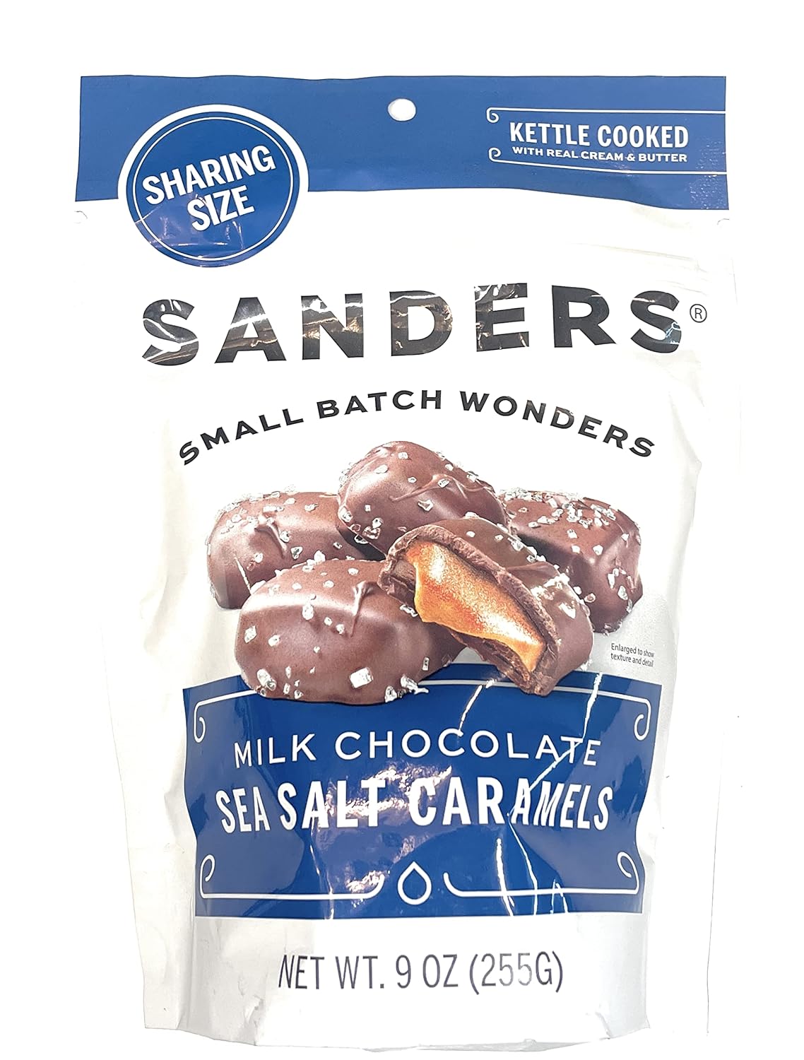 Milk Chocolate Sea Salt Caramels 9 oz D813