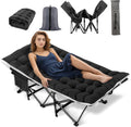Portable Folding Bed with Removable Thick Mattress and Carry Bag D43670