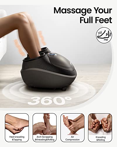 Electric Foot Massager with Heat, Shiatsu Q364