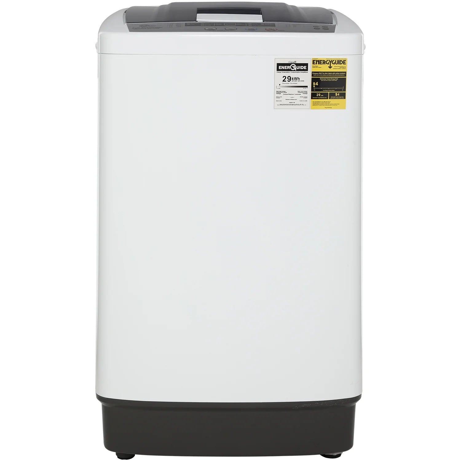17.8 lb. Capacity Portable Washer and Dryer Combo with Clear Lid T73703