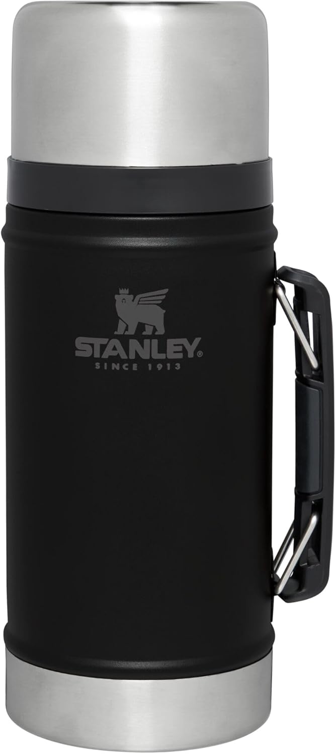 Matte Black 1.0qt Vacuum Insulated Stainless Steel Food Jar O954