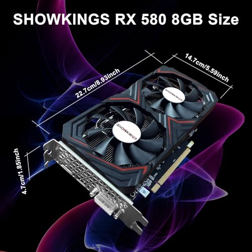 8GB GDDR5 Graphics Card with Dual Fan L570807
