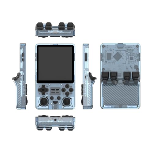 Transparent Black 4 Inch Handheld Retro Game Console O668