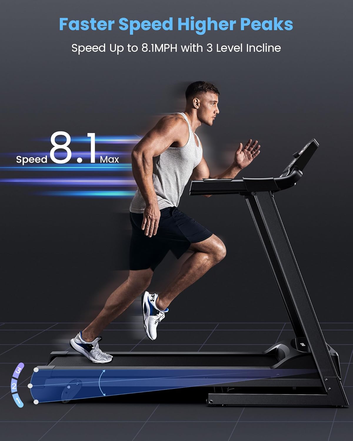 6% Incline Treadmill with Wide Belt, 3.0 hp K9820