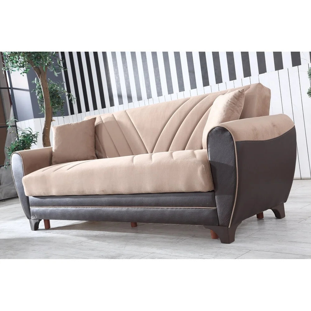 Grey 3-piece Sofa Loveseat Arms Chair Set H408812