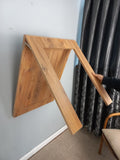 Anthracite Gray Pine Wall Mounted Folding Table C981