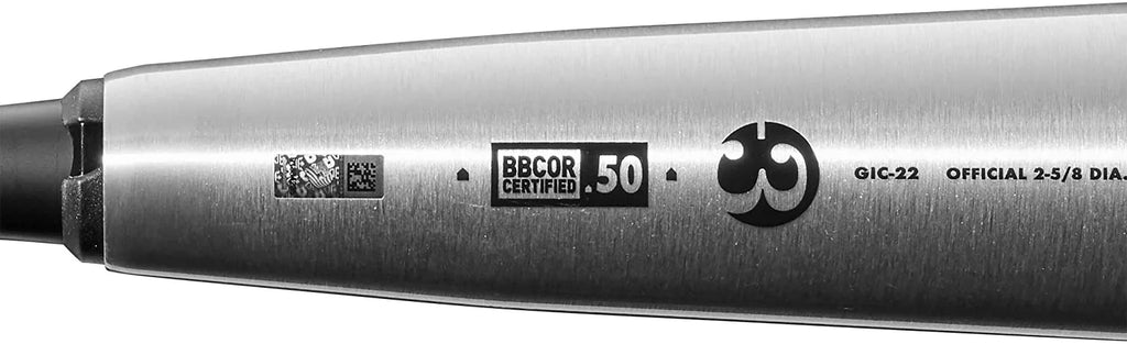 Silver/Black BBCOR Baseball Bat 33/30 V5709
