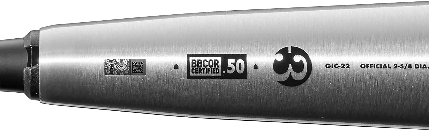 Silver/Black BBCOR Baseball Bat 33/30 V5709