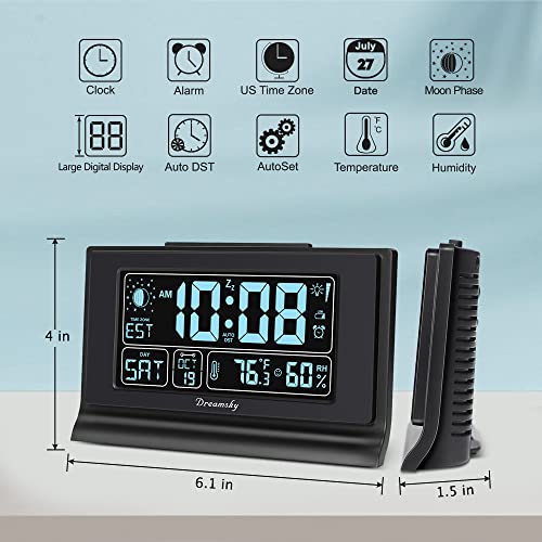 Auto Set Digital Alarm Clock with 5 Inch Large Display M238