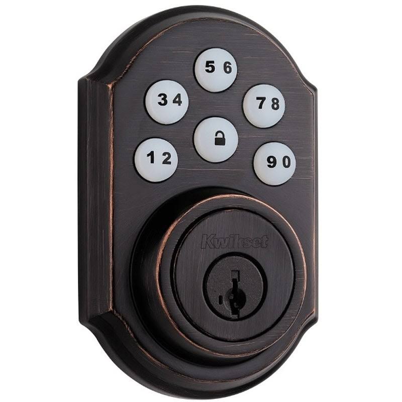 Bronze Electronic Touchpad Deadbolt N433