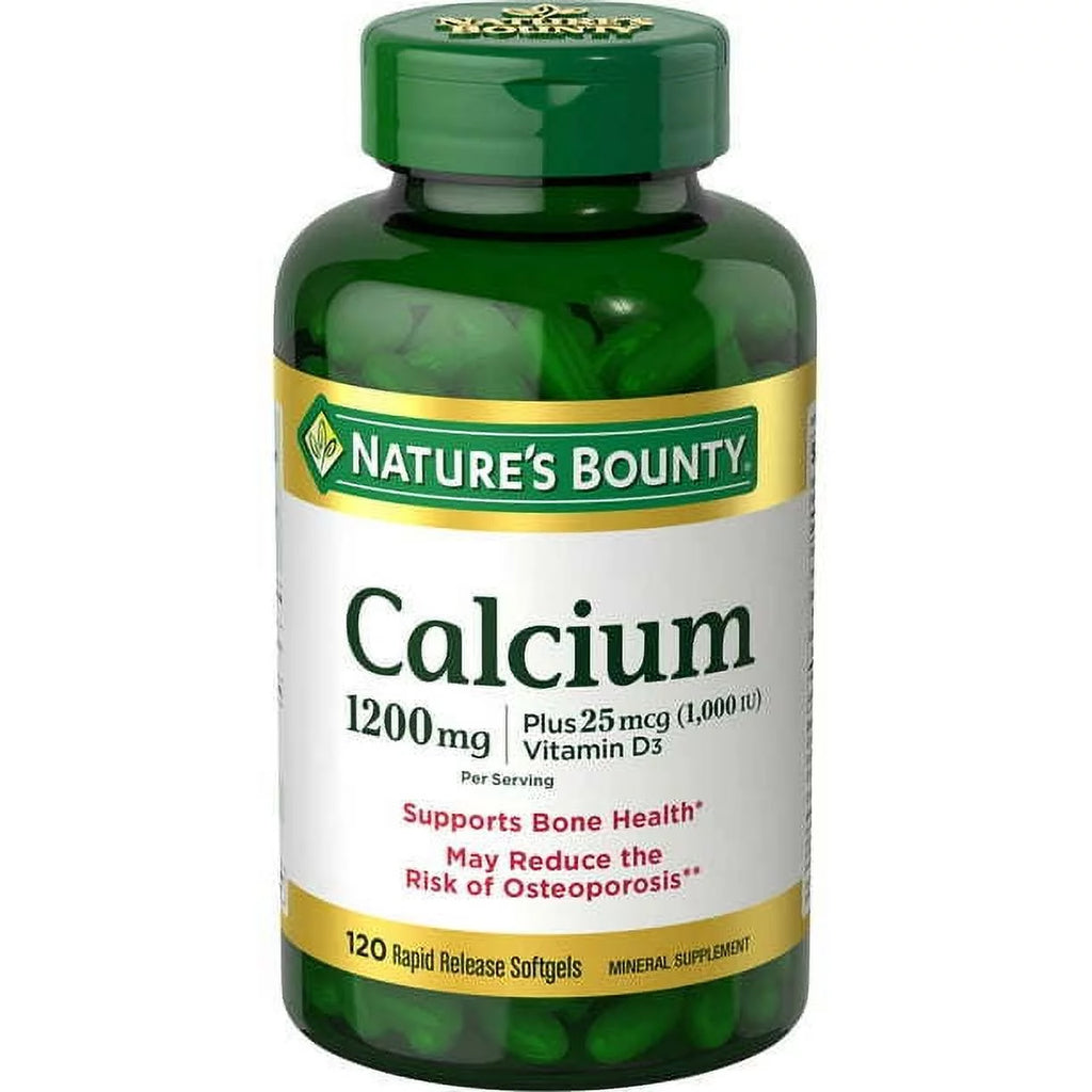1200 mg Calcium Vitamin D3 Softgels, 120 Count B434