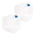 2 Pack 5.3 Gallon Collapsible Water Container with Spigot B389598