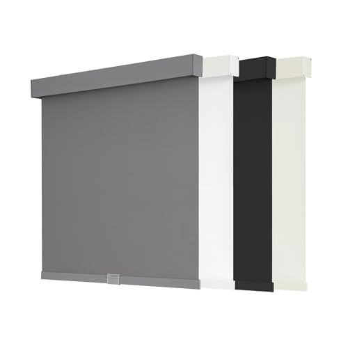 White 20" W x 72" H Cordless Blackout Roller Shades H23147
