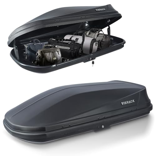 Gray 13 Cubic Feet Rooftop Cargo Box A9586