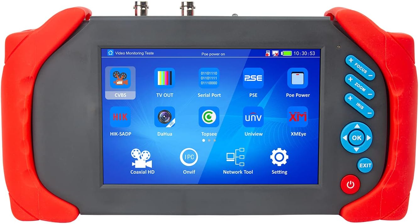 7 Inch IPS Touch Screen CCTV Monitor Camera Tester with PTZ Control H6099