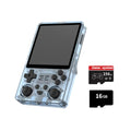 Transparent Black 4 Inch Handheld Retro Game Console O668