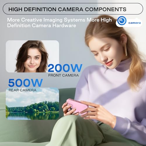 Pink 4G Unlocked Mini Phone with Android System V2093