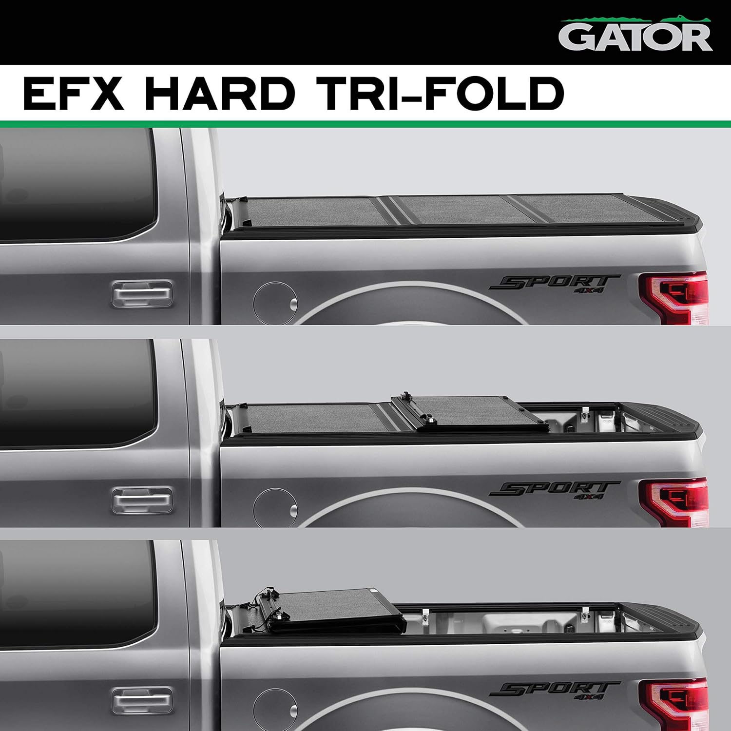 Hard Tri-Fold Truck Bed Tonneau Cover Q903
