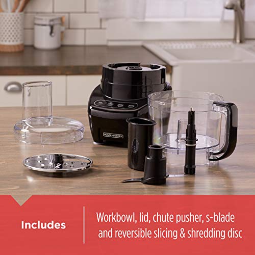 3-in-1 8-Cup Food Processor, Black J6183