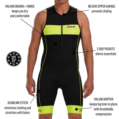 Men’s Sleeveless Triathlon Suit with UPF 50+ Quick Dry Fabric X990865