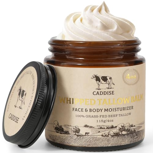 100% Grass-Fed Handmade Beef Tallow Cream Moisturizer, 4 Oz O249042