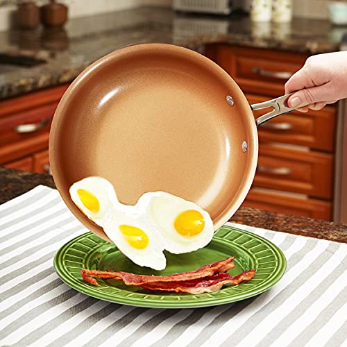 10 inch Ceramic Copper Non-Stick Fry Pan P902