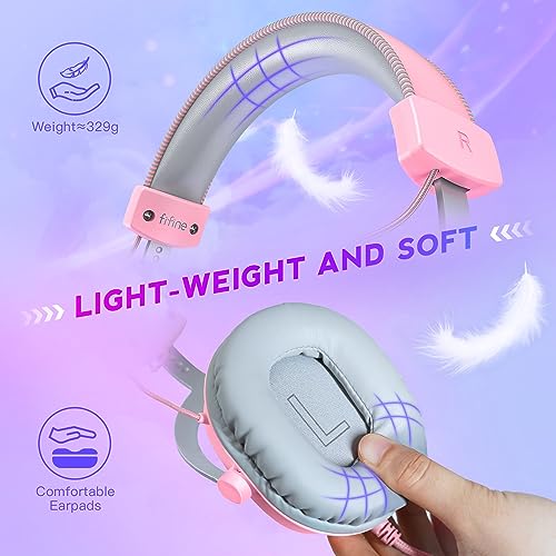 Black USB Over-Ear Wired Gaming Headset with Detachable Microphone M1983