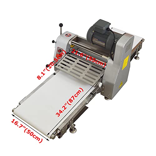 Commercial Dough Sheeter Stainless Steel Pizza Pasta Roller Machine V6376
