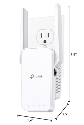 AC1200 Dual Band WiFi Extender with Ethernet Port K854874