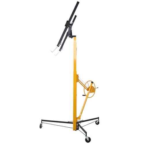 Black+Yellow Drywall Panel Hoist 150LBS Q806585